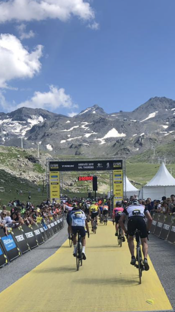 15 Prozent Steigung: Kurz vor dem Ziel war die steilste Passage der Tour-Etappe | Foto: Papendorf