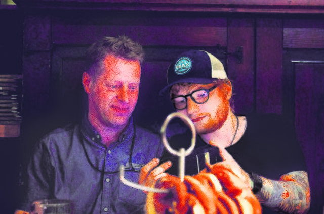 "Wir schätzen uns gegenseitig": FKP-Scorpio-Chef Folkert Koopmans (li.) und Ed Sheeran bei einem Ausflug in München