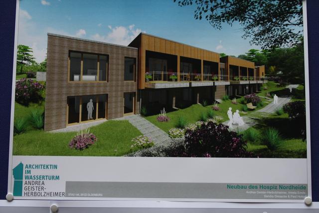 So soll der Hospizneubau nach der Fertigsstellung aussehen