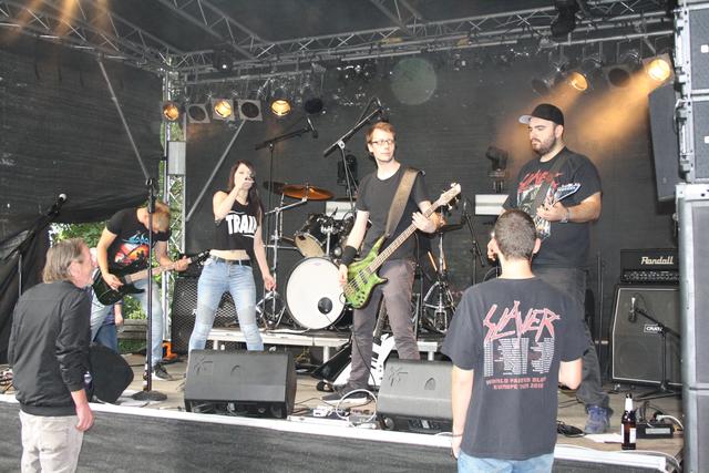 War ziemlich laut unterwegs: die Hardrockband Harpax