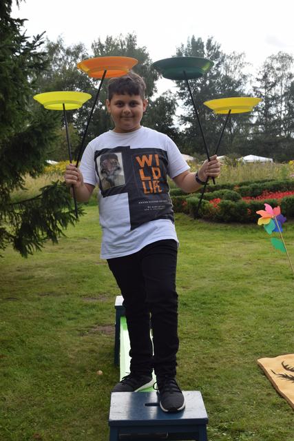 Lernte kleine Zaubertricks: Mohammed (8) aus Winsen