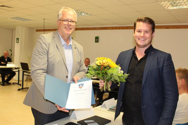 ... und Ratsmitglied Timm Hubert (re.) von Michael Eble