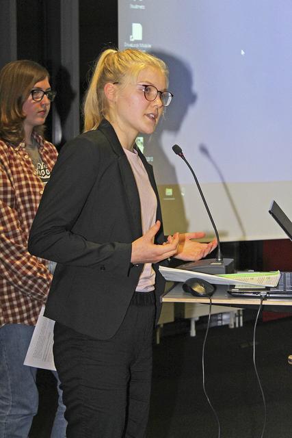 FFF-Sprecherin Marlene Kosin mahnte konkretes
Handeln an
