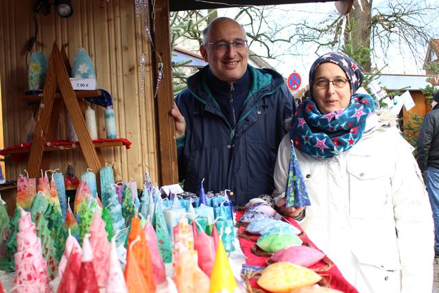 Olaf und Tanja Heß sind in Harburg zu Hause. Aber am Christkindlmarkt nehmen sie bereits zum dritten Mal teil