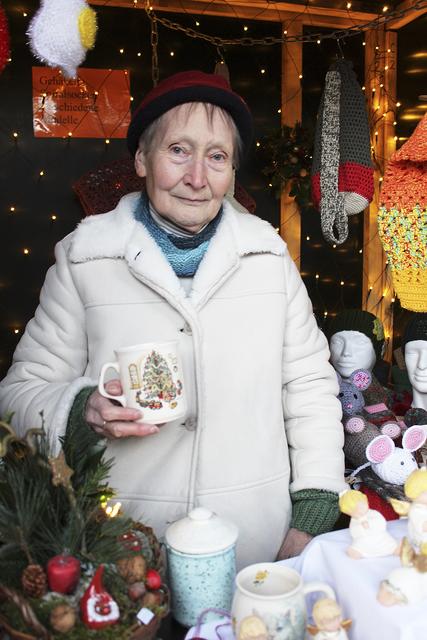 Renate Böhsiger aus Dierstorf war bereits zum zweiten Mal in Jesteburg als Ausstellerin dabei