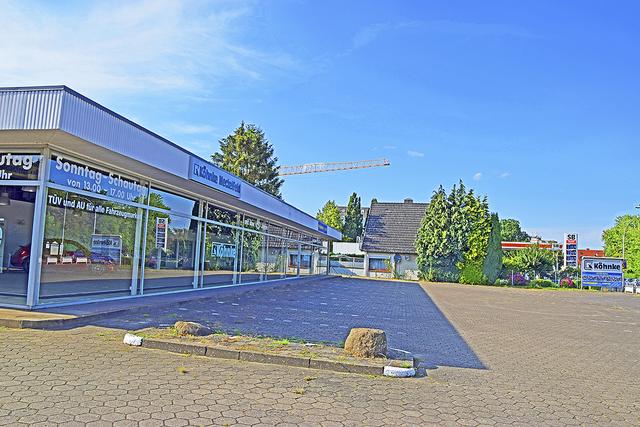 Das leerstehende Autohaus Köhnke an der
Glüsinger Straße