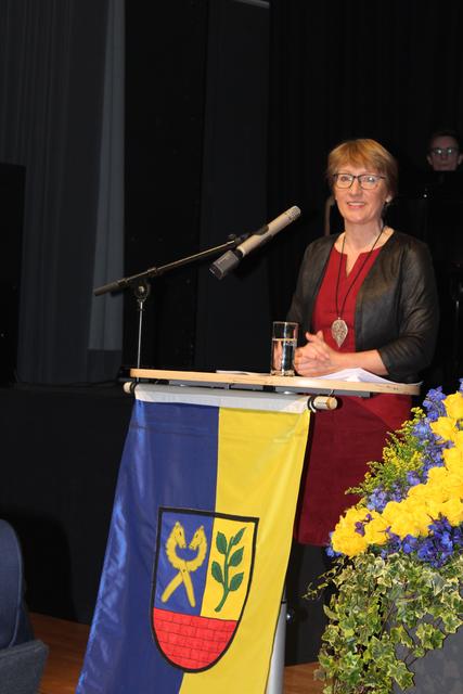 Bei ihrem Grußwort: Vize-Landrätin Anette Randt