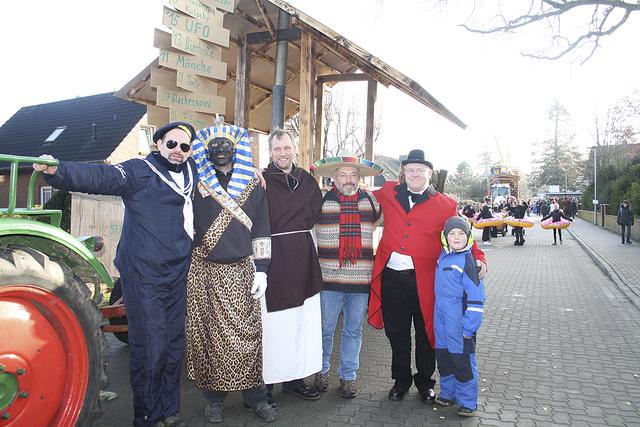 Zum letzten Mal dabei: die "Wagenbaugruppe Renate" ließ es nochmal krachen