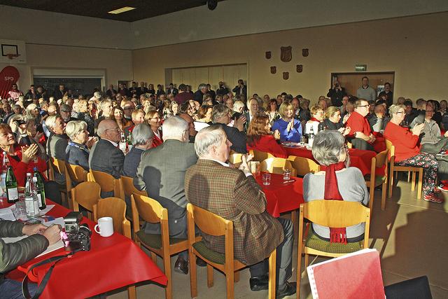 Volles Haus: Rund 300 Gäste kamen ins Dorfgemeinschaftshaus nach Marxen