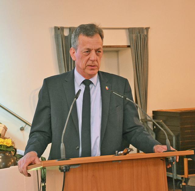Landtagsabgeordneter Helmut Dammann-Tamke sprach zu den Themen Landwirtschaft und Wolf