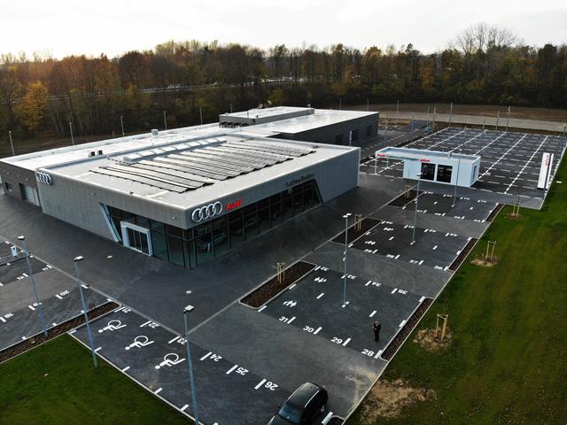 Der neue AUDI Terminal aus der Vogelperspektive | Foto: Kuhn + Witte