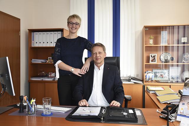 Rüdiger Meier freut sich über die Zusammenarbeit mit Tochter Malina | Foto: xel-Holger Haase