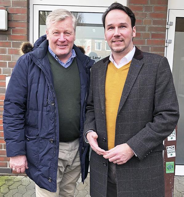 "Er hat die Situation in der Elbmarsch im Blick": CDU-Landtagsabgeordneter André Bock (re.) beim Treffen mit Niedersachsens Verkehrsminister Dr. Bernd Althusmann  | Foto: Bock