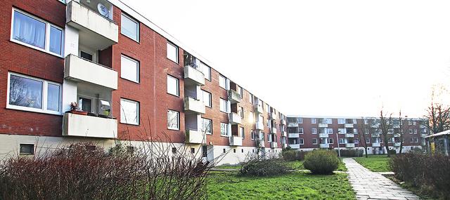Der "lange Jammer": Eine Sanierung des langgezogenen Gebäudekomplexes im Altländer Viertel soll angeblich noch in diesem Frühjahr beginnen