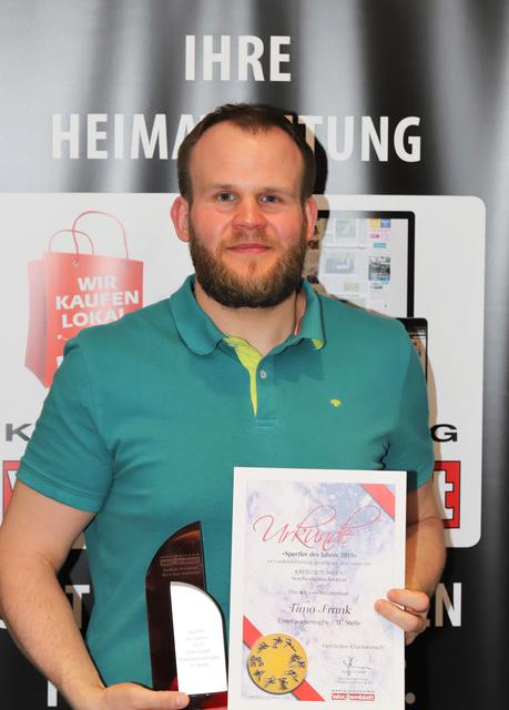 "Sportler des Jahres" Timo Frank | Foto: cc