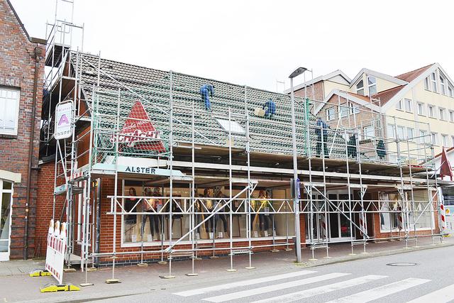 Drei Tage lang dauerten die Arbeiten zur Installation der Anlage