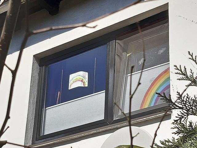 In diesem Haus in Buchholz sind sogar zwei Regenbögen zu sehen
