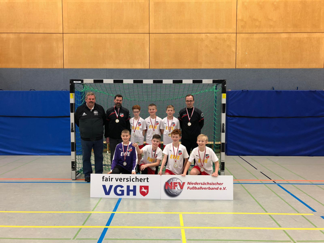 Die U12 D-Junioren der JSG Geest schafften 13 Punkte. Das reichte für den Sieg | Foto: NFV