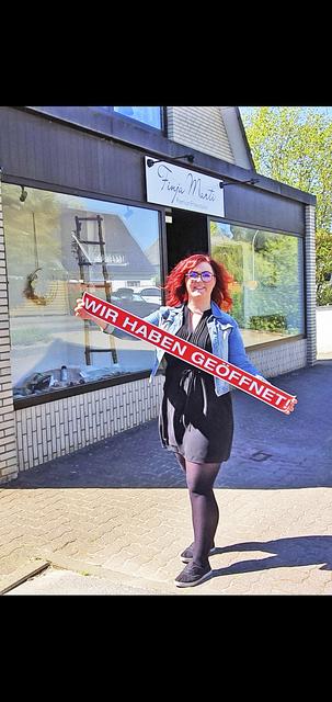 Finja Marti, Inhaberin Premium Friseur, in Fleestedt | Foto: Alexander