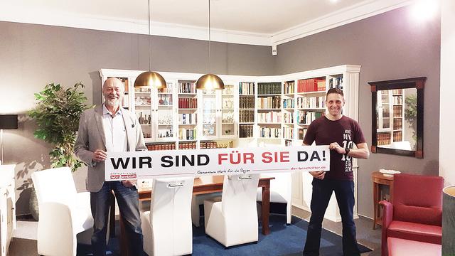 Volker Elstermann (li.) und Oliver Gowinda Elstermann von Helex Home Design in Tostedt | Foto: WOCHENBLATT