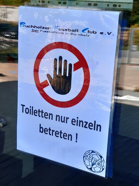 Auch für die Nutzung der Toiletten gelten besondere Regeln