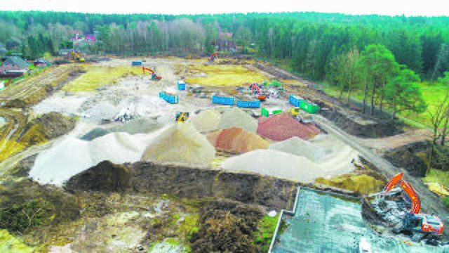 Die alten Gebäude wurden vor Ort geschreddert | Foto: May-Gruppe