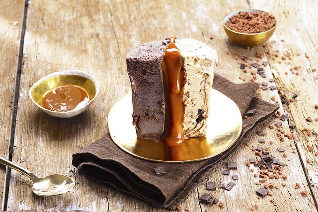 Cremig, sahnig, mit Stücken und Soße - typisch für American Icecream