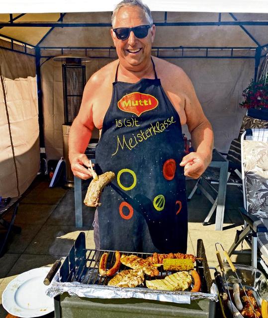 Jürgen Brosda ist aktuell Dauercamper in Scharbeutz
