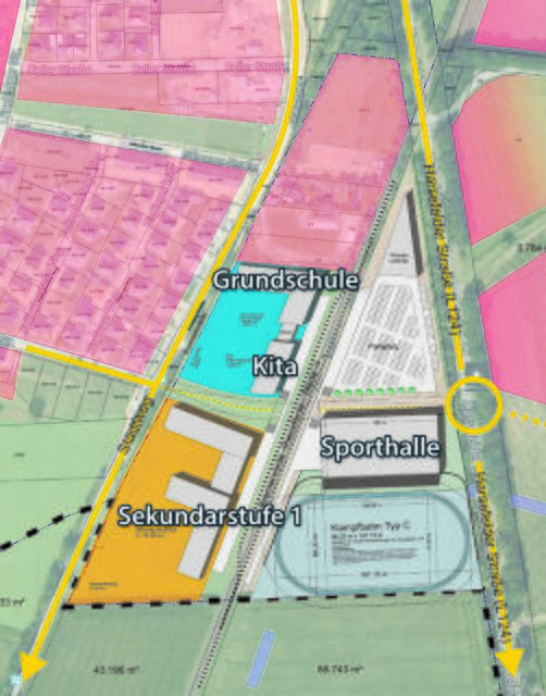 Die Planungen für den Bildungscampus können wohl bald umgesetzt werden   | Foto:  Grafik: Stadt Stade/msr