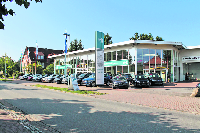 Das Autohaus wurde abgerissen