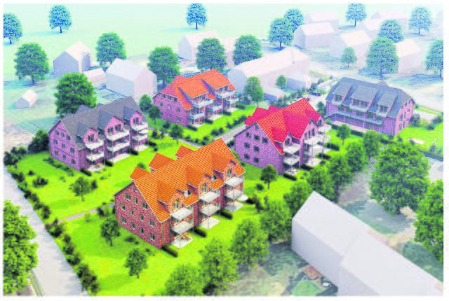 So stellt sich die Witt und Bardowicks Grundstücks﻿ oHG die Bebauung auf dem ehemaligen Autohaus-Grundstück (Harburger Straße 81-87) vor