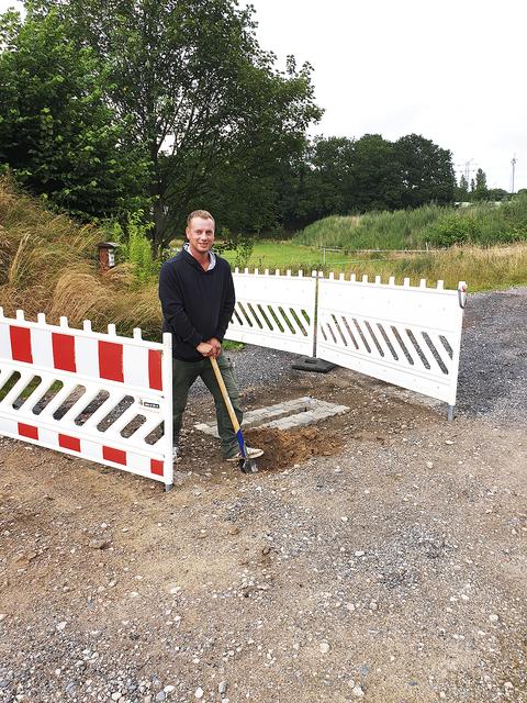 Der neue Platzwart Hendrik Böttcher (28) hat sich viel vorgenommen: u.a. möchte er den Schützenplatz pflastern Foto: SV Nenndorf | Foto: sv Nenndorf