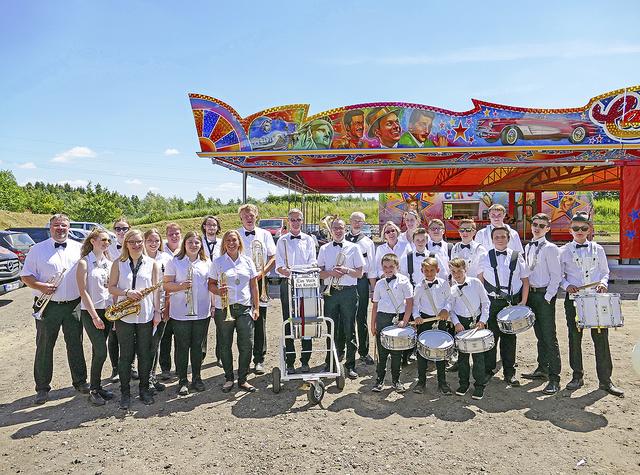 Sorgt nicht nur auf dem Schützenfest für gute Stimmung: der Fanfarenzug des Schützenvereins Nenndorf | Foto: SV Nenndorf