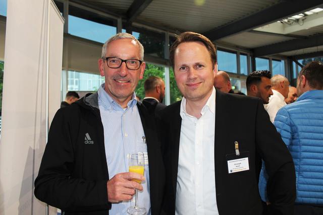 Harald Beckmann (Marktkauf Buxtehude) und Christoph Kunst