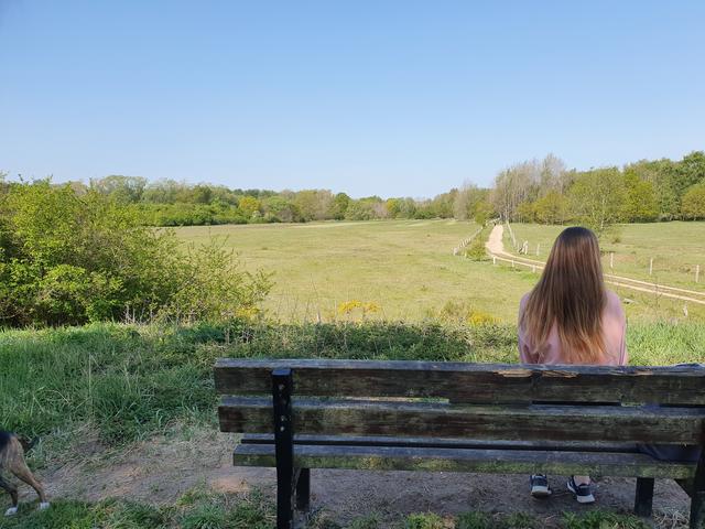Kurz Rast einlegen und den Blick über die weite Landschaft genießen | Foto: Carina Meyer / SMTG