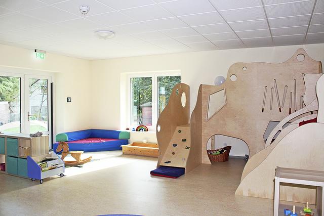 Der neue Krippenraum mit Hochebene