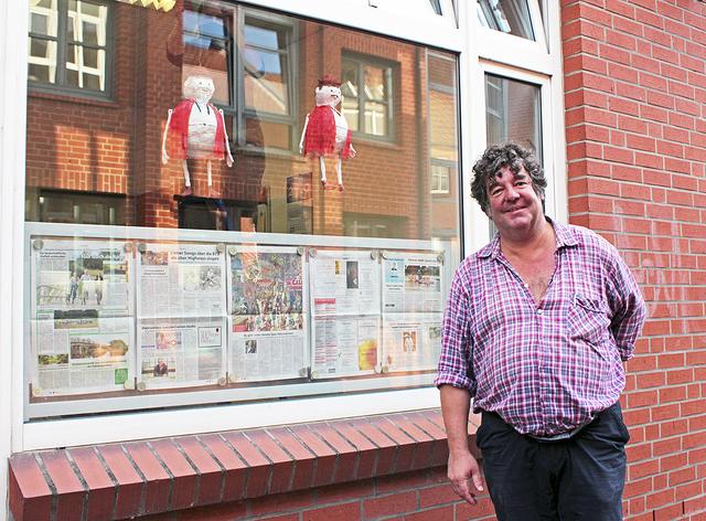 Rainer Piwek hat sich den "Alien Walk" für Stade ausgedacht | Foto: jab