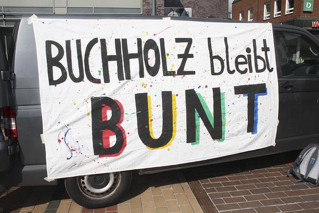 Das Anliegen der Veranstalter: Buchholz soll bunt bleiben