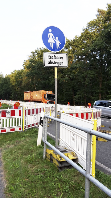 Die Baustelle an der B73 | Foto: Steinfeld