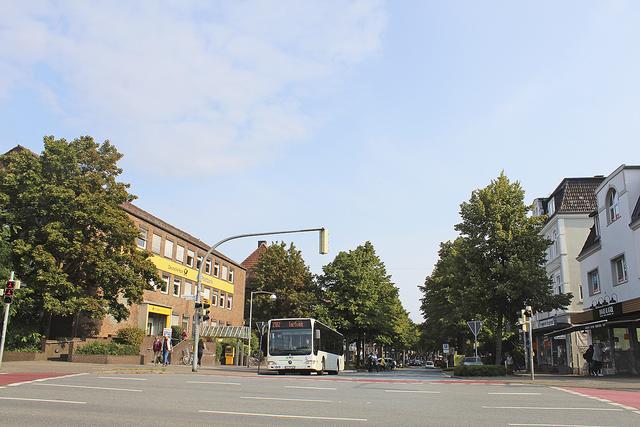 Die Kreuzung mit der Giselbert- und Bahnhofstraße soll ebenfalls verändert werden