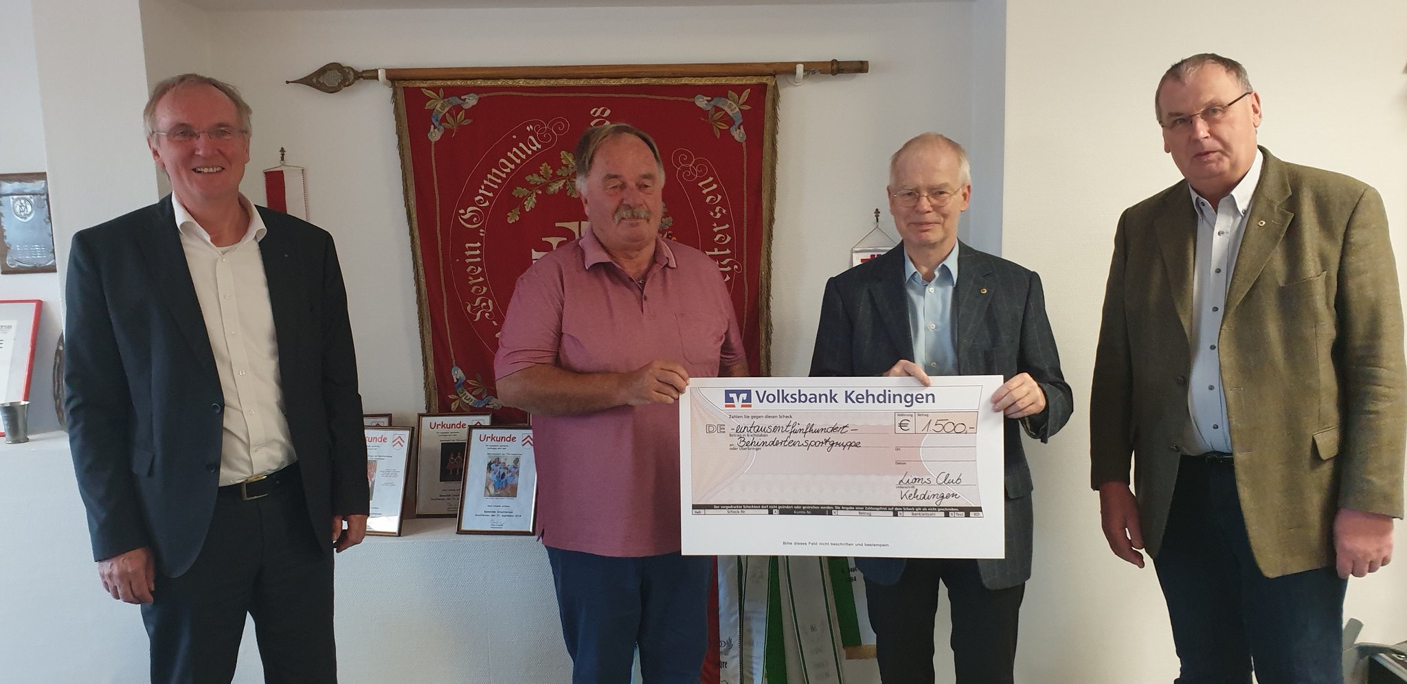 Geld gut angelegt Kehdinger Lions spenden für Integrationssport in