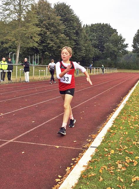 Marit Martens (10) schaffte einen neuen Kreisrekord