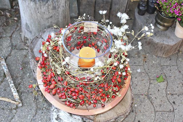 Die Werkschau hält geschmackvolle Gestecke für Herbst und Winter bereit