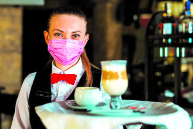 Gastronomiebetrieb haben sich mit strengen Hygieneregeln an die Pandemie-Situation angepasst