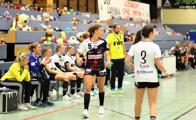 Maj Nielsen (Nr. 5) machte ein gutes Spiel auf Außen | Foto: cc