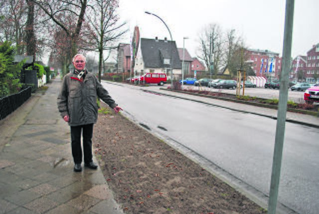 Ottokar Lembke hatte vor sechs Jahren auf die fehlende Querungshilfe aufmerksam gemacht
