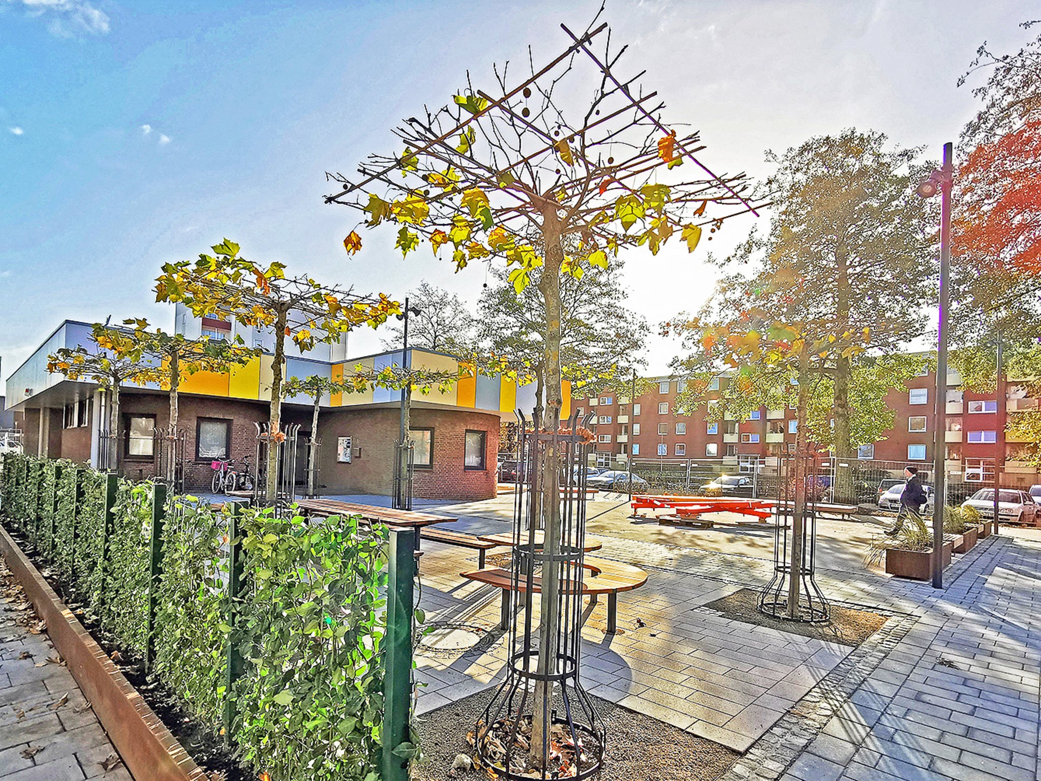 Neuer Stadtteilplatz ist fertiggestellt Das Altländer Viertel in Stade