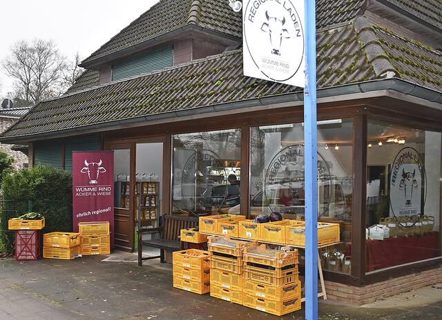 Der Regional-Laden "Wümme Rind - Acker &amp; Wiese" befindet sich am Niedersachsenweg 28a in Holm-Seppensen  | Foto: Axel-Holger Haase