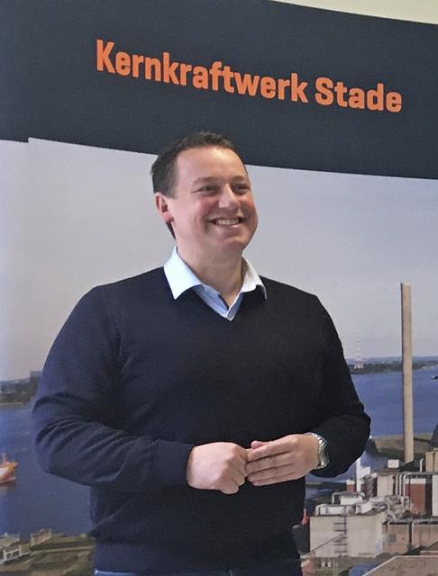 Marco Albers ist als
technischer Leiter für den Rückbau des AKW Stade zuständig