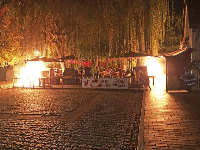 Hier begann am Samstag die Brandserie. Am Wochenende legte der mutmaßliche Brandstifter elf Feuer in Buxtehude